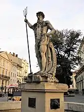 statue de Neptune, classée