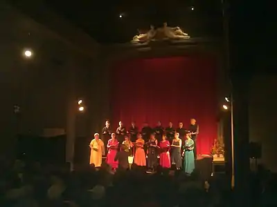 Soirée d'ouverture du premier Parcours musical de Court-Saint-Étienne (21 mars 2014).