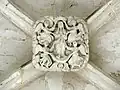 Chœur, clé de voûte de la 2e travée.