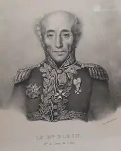 Ange François Blein (né en 1767) : général des guerres de la Révolution et de l'Empire.