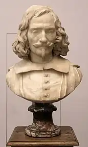 Buste de Nicolas Poussin, vers 1630, Berlin, Bode-Museum.