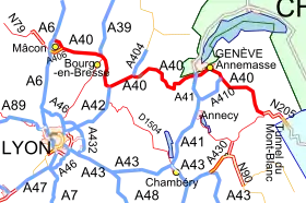 Carte de la route.