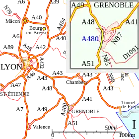 Carte de la route.