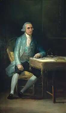 Francisco José Goya (1746-1828), Portrait de Don Francisco de Saavedra, 1798.