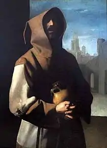 Francisco de Zurbarán, Saint François d'Assise en extase, 1635-1640.