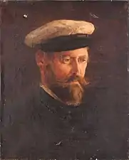 Autoportrait à la casquette (deuxième moitié du XIXe siècle), Musée d'art et d'histoire de la ville de Meudon