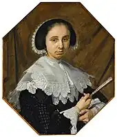 Frans Hals, Portrait d'une dame, vers 1637.