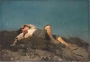 Un garçon berger, 1860, Neue Pinakothek, Munich