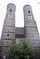 Façade de cathédrale de Munich