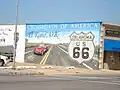 Fresque à l'effigie de la Route 66 à El Reno