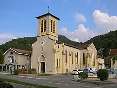 L'église Sainte-Barbe.