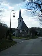 Le chevet de l'église.