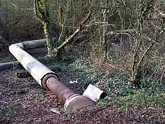 Voie d'alimentation de la centrale de Fawley.