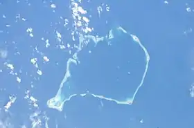 Image satellite de Funafuti.