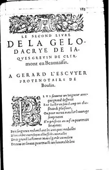 Image illustrative de l’article La Gélodacrye