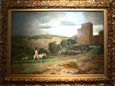 Étude pour L'Entrée du Christ à Jérusalem (51 × 68 cm.)