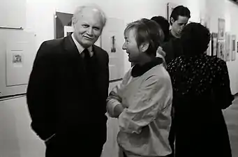 Árpád Göncz et Ottilia Solt. Photo de Lenke Szilágyi.