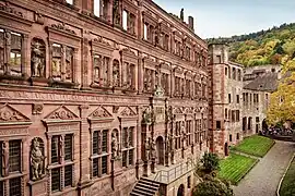 La façade Renaissance du château.