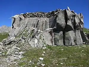 La casemate mitrailleuse Ouest