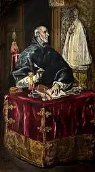 Saint Hildefonse. El Greco.