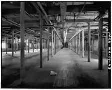 1852, 5 rangées de colonnes en fonte