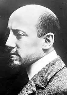 L'écrivain italien Gabriele D'Annunzio.