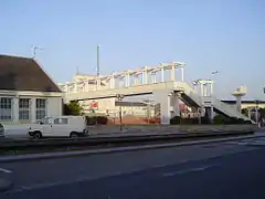 La passerelle, en 2010.