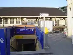 Souterrain d'accès aux quais (à gauche du bâtiment voyageurs), en 2010.