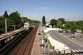 Vue de la gare et de sa sortie nord.