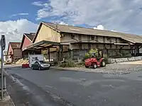 Gare de La Rapée supérieure. Vue prise depuis la liaison provisoire entre le boulevard Poniatowski et la station de métro Cour Saint-Émilion.