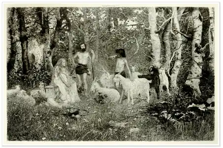 Daphnis et Chloé, eau-forte, 1895.