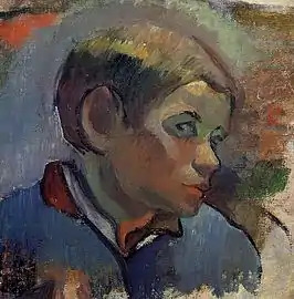 Portrait de petit garçon par Paul Gauguin (1888)