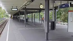 Vue de la station Gein