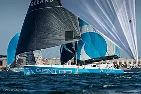 illustration de Hugo Boss (IMOCA, Finot-Conq, 2007)