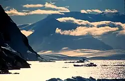 Vue du détroit de Gerlache.
