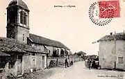 L'église vers 1907.