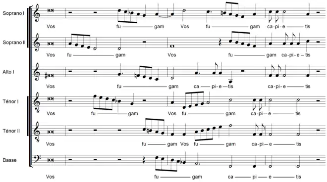 partition pour ensemble vocal