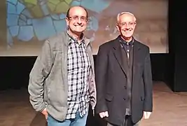 Directeurs de la revue Uztaro : Gidor Bilbao et Jokin Apalategi