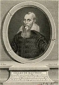 Gilles Ier de Maupeou,intendant et contrôleur général des finances