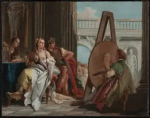 Giambattista Tiepolo, Alexandre et Campaspe chez le peintre Apelle, vers 1740.