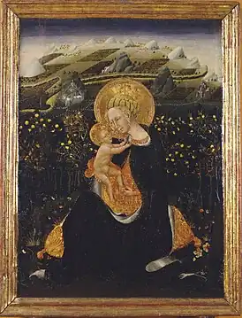 Vierge d'humilité, Pinacothèque nationale de Sienne.