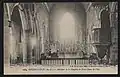 Vue intérieure de la chapelle Notre-Dame-de-l'Isle vers 1925.