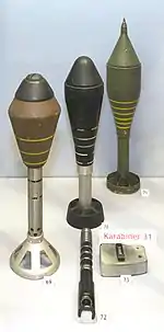 Grenade d'exercice Ex-WG (ancien et nouveau modèle) et Pz-WG 48