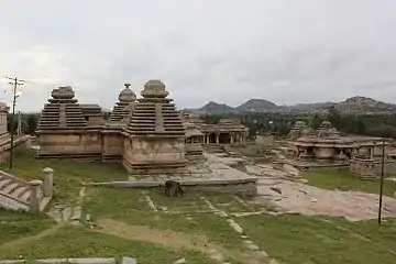 Temple de Kapila à Shiva. Colline d'Hemakuta, début XIVe siècle, Hampi-Vijayanagar