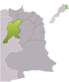 Localisation de Province de Guercif