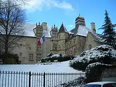 Panorama du site en hiver.