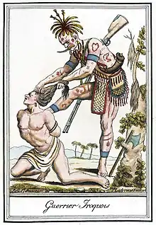 « Guerrier Iroquois », v.1797