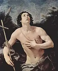 Saint Jean Baptiste, par Guido Reni (1635-1640).