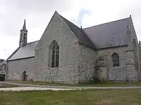 Vue prise du Sud-Est de la chapelle.
