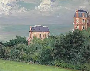 Gustave Caillebotte : 'Villas à Villers-sur-Mer, 1880.